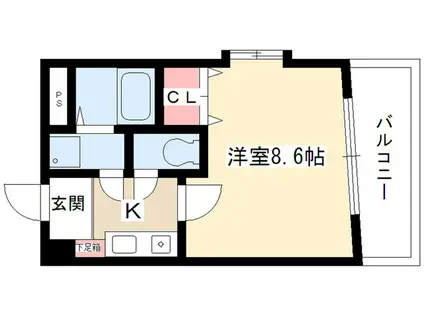 シティライフ本郷(1K/3階)の間取り写真