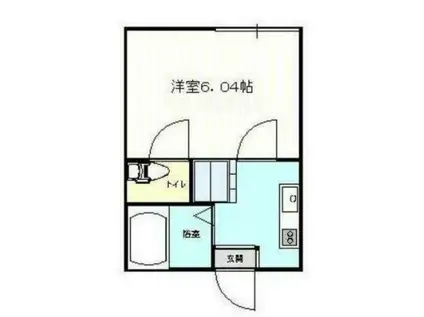 クーネル八王子(1K/1階)の間取り写真