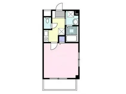 アスキー南品川II-(1K/3階)の間取り写真