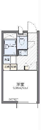 レオパレスT KブランドールII(1K/2階)の間取り写真