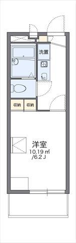 レオパレスクリスタ住吉(1K/2階)の間取り写真