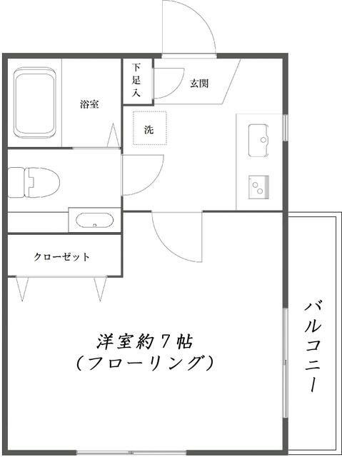 TANNENBAUM タンネンバーム(1K/3階)の間取り写真