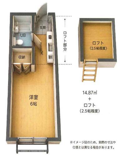 コーポホワイトB(ワンルーム/1階)の間取り写真