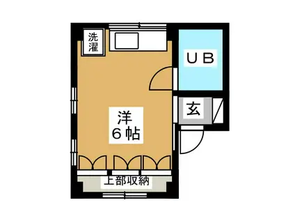 ピュールラメールNO34(ワンルーム/3階)の間取り写真