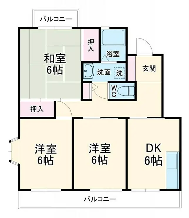 第5メゾン星崎 4階階 間取り