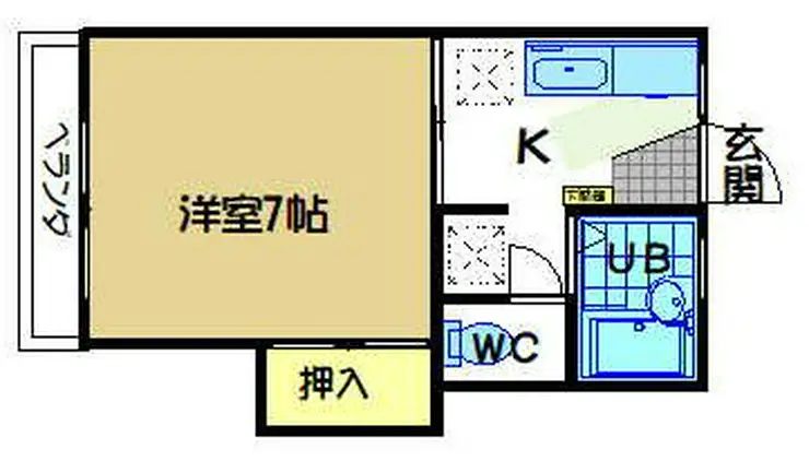 コーポシューエイ 2階階 間取り