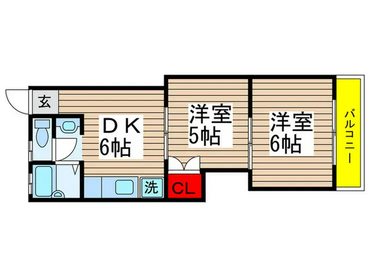 ユーカリハイツ 2階階 間取り