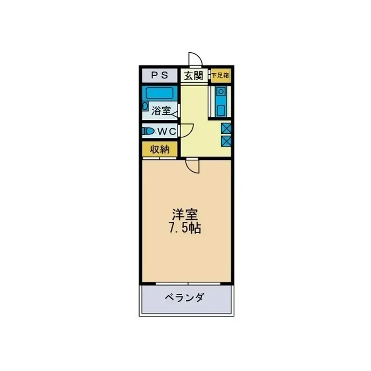 パルム松枝 3階階 間取り