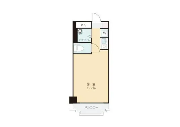 シラギクハイツ 4階階 間取り