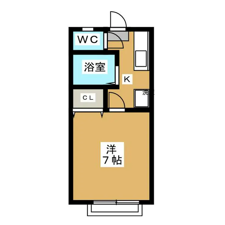 ハイム田原 1階階 間取り