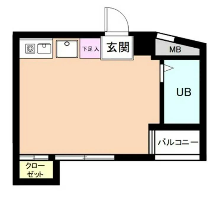 八王子南口センタービル 4階階 間取り