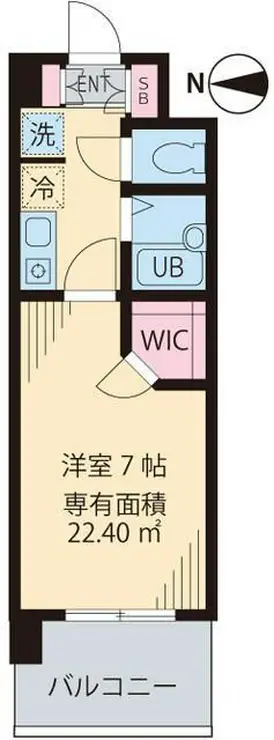 ビイルーム吉祥寺 5階階 間取り