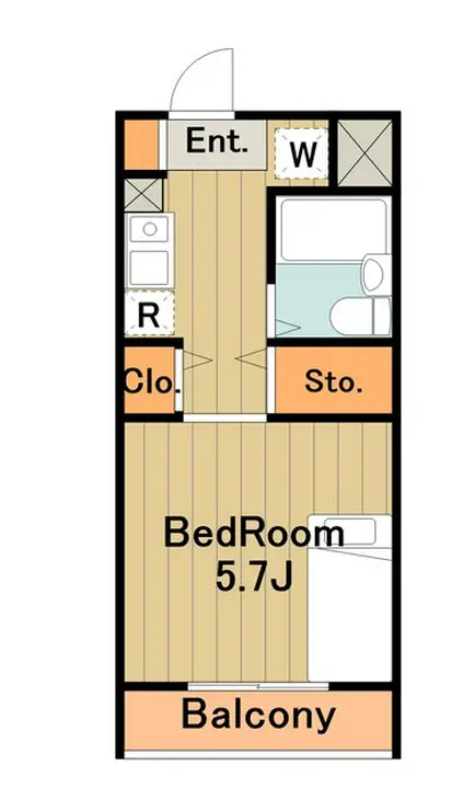 多摩学生マンション 3階階 間取り