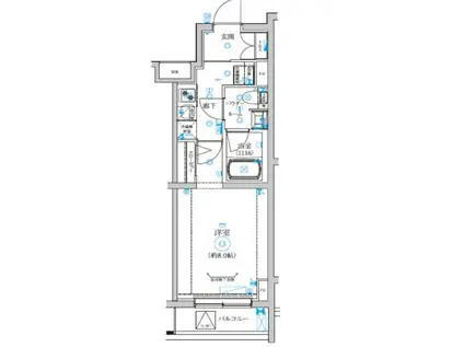 REGOLITH板橋本町(1K/5階)の間取り写真