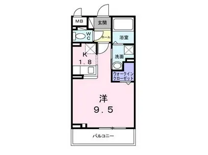 埼玉高速鉄道 鳩ケ谷駅 徒歩7分 3階建 築1年(1K/1階)の間取り写真