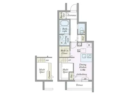 MY STYLE VINTAGE 瀬谷壱番館(1DK/1階)の間取り写真