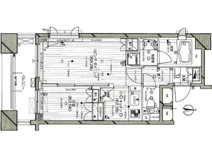 ダインシティ新中野(1LDK/7階)の間取り写真