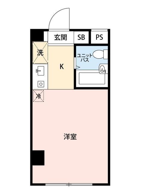 マイナビSTAYパレス馬込(ワンルーム/3階)の間取り写真