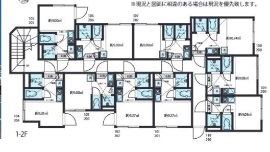 スマイラス新小岩(ワンルーム/1階)の間取り写真