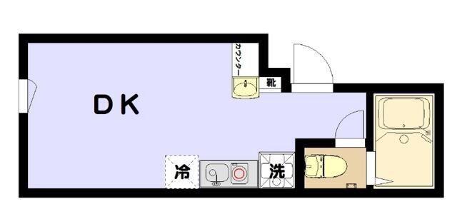 アールヒルズ日本橋(ワンルーム/3階)の間取り写真