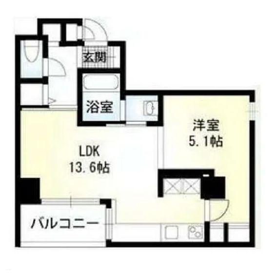 K2-COURT根岸(1LDK/2階)の間取り写真