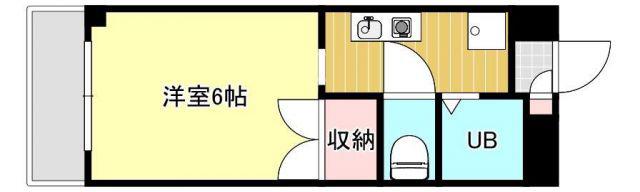 エメラルドハイツ(1K/3階)の間取り写真