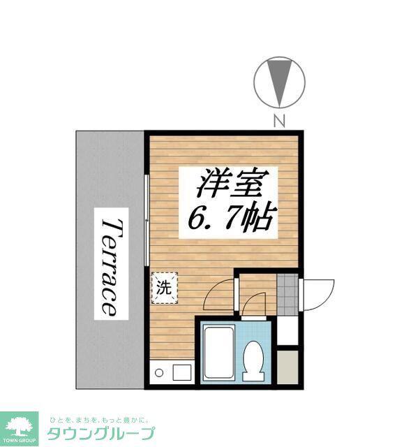 ライオンズマンション杉並妙法寺(ワンルーム/1階)の間取り写真