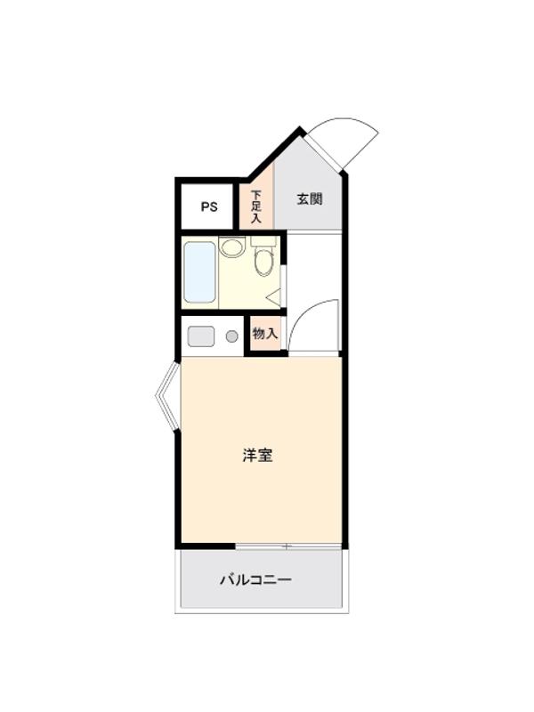 伊勢佐木町ダイカンプラザシティ(ワンルーム/7階)の間取り写真