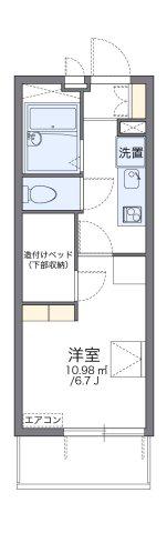 レオパレスグランパ マロン(1K/4階)の間取り写真