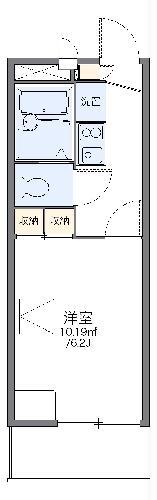 レオパレス KATOH(1K/1階)の間取り写真