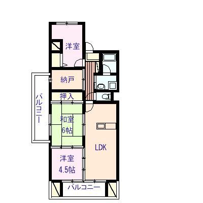 エミネンス(3LDK/2階)の間取り写真