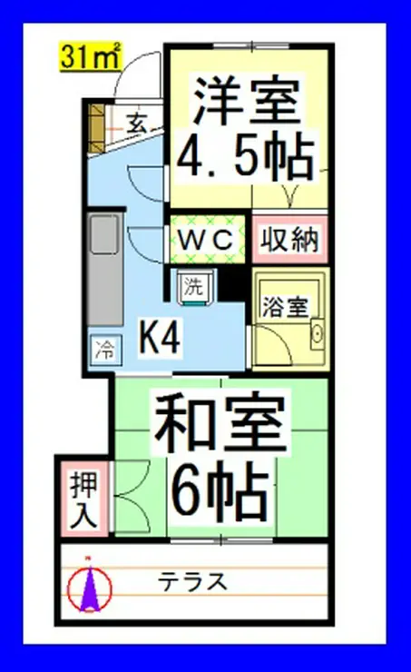 チャイルドシティC 1階階 間取り