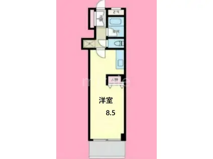 青葉台フォルテ(ワンルーム/2階)の間取り写真