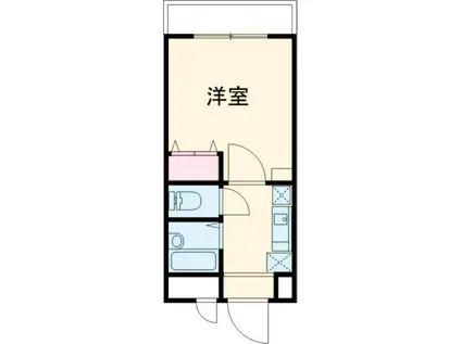 びおら女子学生寮(1K/4階)の間取り写真