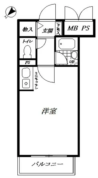 ライオンズマンション伊勢佐木町第2 2階階 間取り