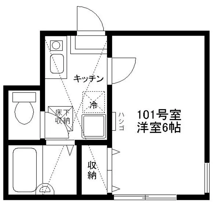 フェリーチェ 1階階 間取り