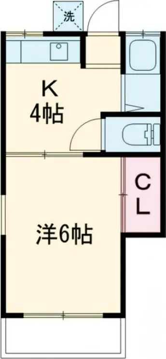 如水ハイツ 1階階 間取り