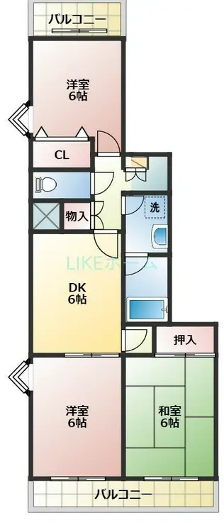 エリントンヒル東船橋 2階階 間取り