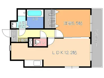 アルト カッシーナ(1LDK/3階)の間取り写真