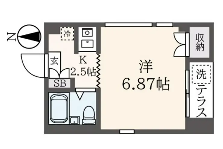プチメゾン下高井戸 1階階 間取り