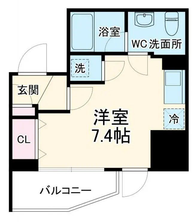 ライブコート草加 4階階 間取り