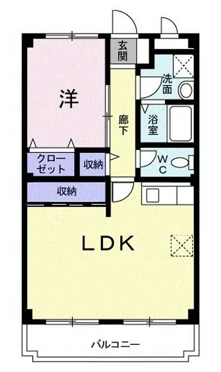 サンロイヤルマンション 3階階 間取り