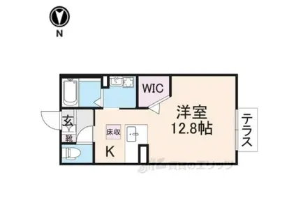 MASTCOURT神照(ワンルーム/1階)の間取り写真