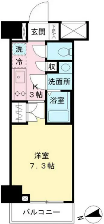 ACOLT府中緑町 5階階 間取り