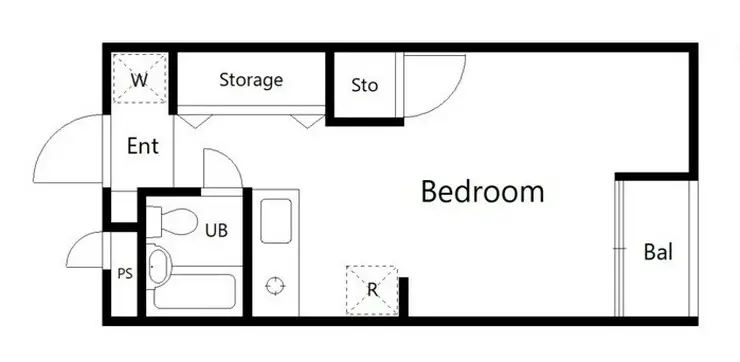 ルミエール高輪 1階階 間取り