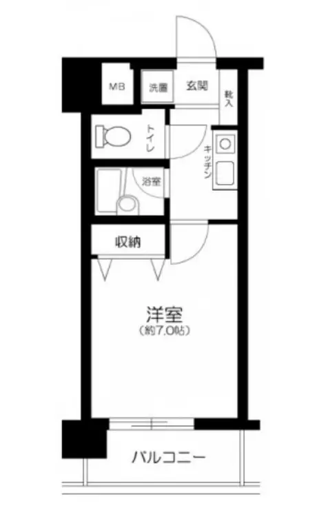 セントパレス錦糸町 6階階 間取り