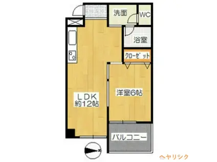 PIA TAIHO(2DK/2階)の間取り写真