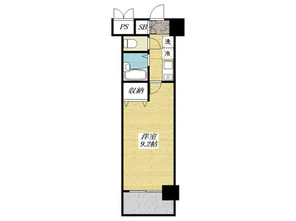 TCブリスガーデン(1K/3階)の間取り写真