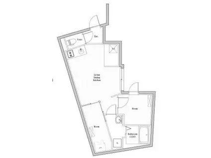 CREATIF南品川(2DK/1階)の間取り写真