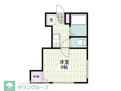 メゾン加藤II(1K/1階)の間取り写真